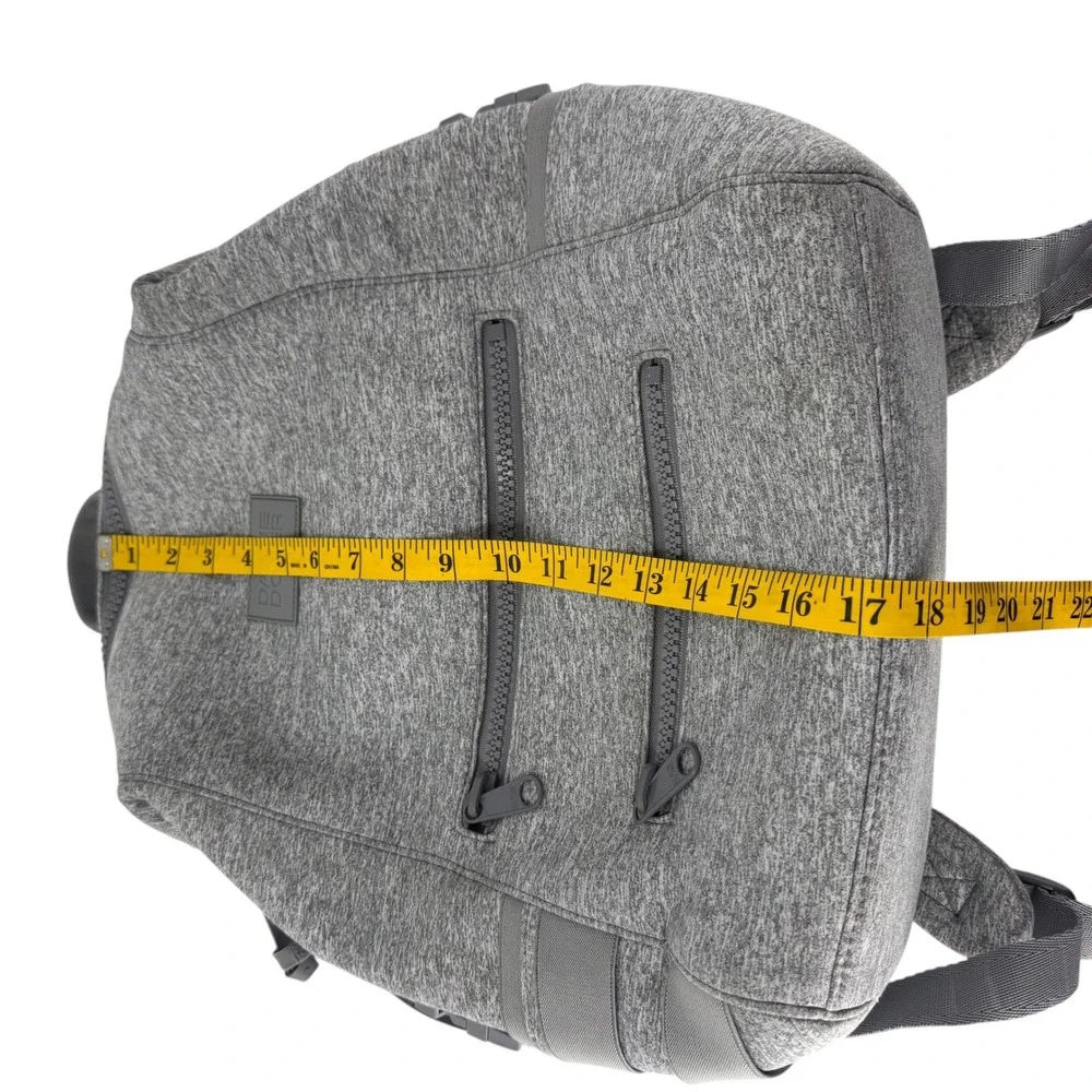 Dagne Dover Indi Diaper Backpack Dark Grey Heather Neoprene Large Travel Bag